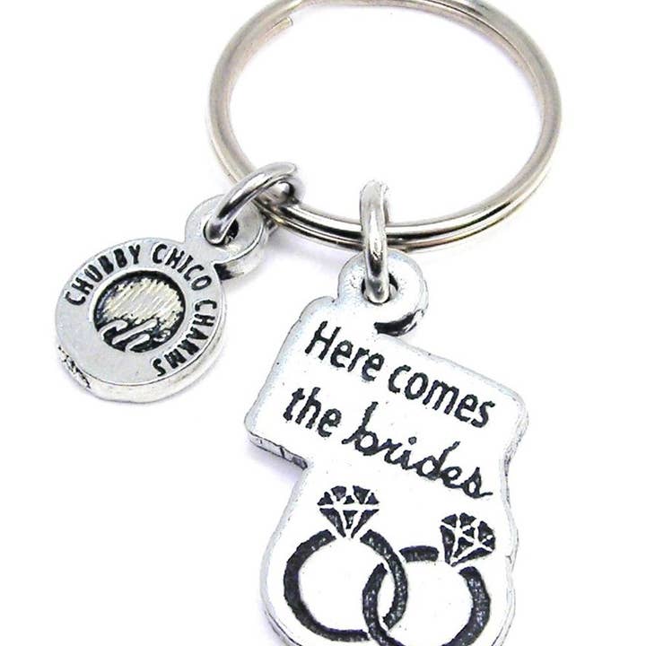 Chubby Chico Charms - Wholesale Keychain - Unisex - Here Comes The Brides Key Chain LBGTQ gay pride