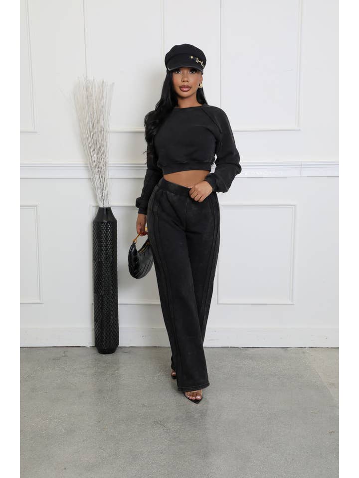 5besties inc - Wholesale Lounge Set - Women's - MINERAL WASH SWEATSHIRTS SET8