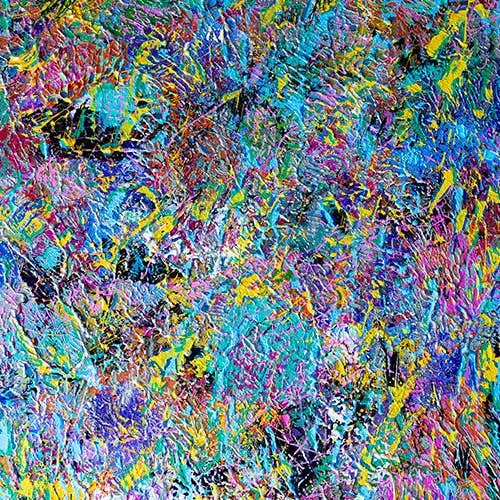 Changing Waves – Textured Painting on Gessobord | 18x24 Inches for wholesale by Brianne Valentino LLC