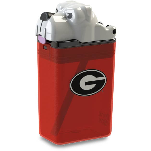 Kitchen Innovations Inc. - Wholesale Lunch bag/box – Kids - Drink in the Box 2 FunTop (8 oz) - University of Georgia