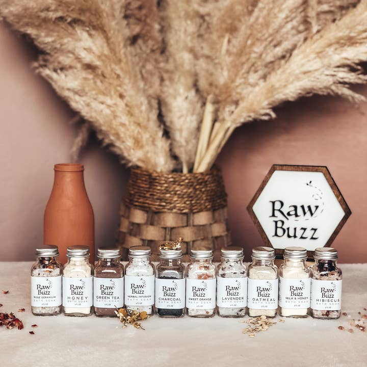 Bath Soak Collection 2oz for wholesale by Raw Buzz Co