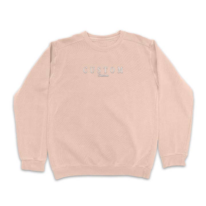Island View Outfitters - Wholesale Sweatshirt - Unisex - *CUSTOM* Embroidered Wave Wash Crewneck6