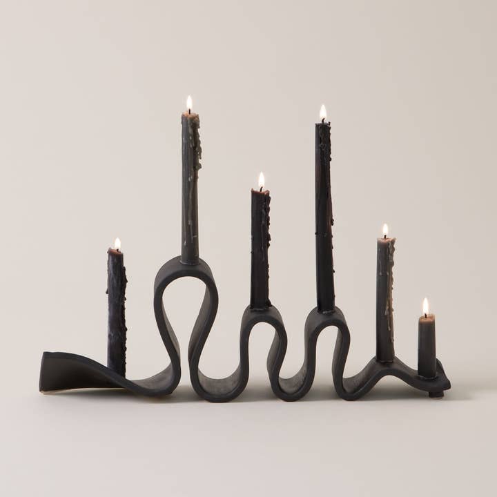 Virginia Sin – wholesale Candle holder – Weylyn Candelabra, Black