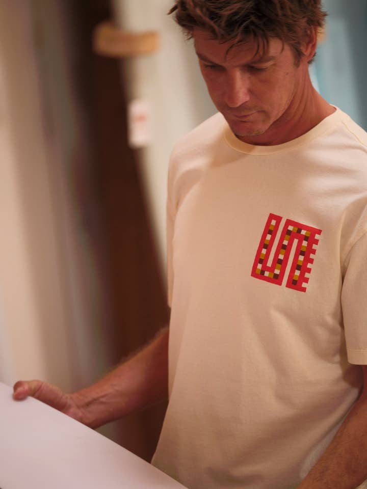 T-shirt à quatre carrés pour la vente par Mollusk