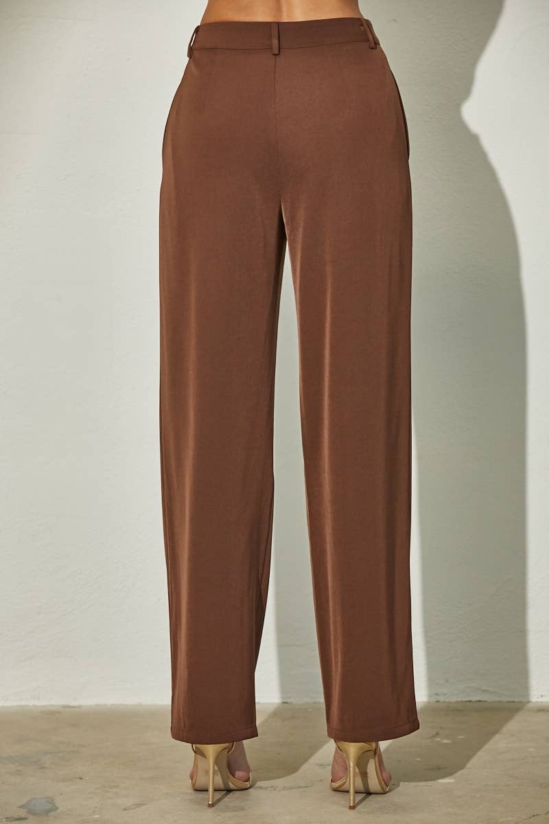 Edit by Nine - Wholesale Pants - Women's - High Waisted Piping Seams Front Dress Pants2