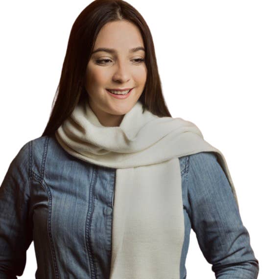 Evelyn Brooks – wholesale Scarf – Women's – Soft PERUVIAN BABY ALPACA REVERSIBLE Chakana Style Scarves