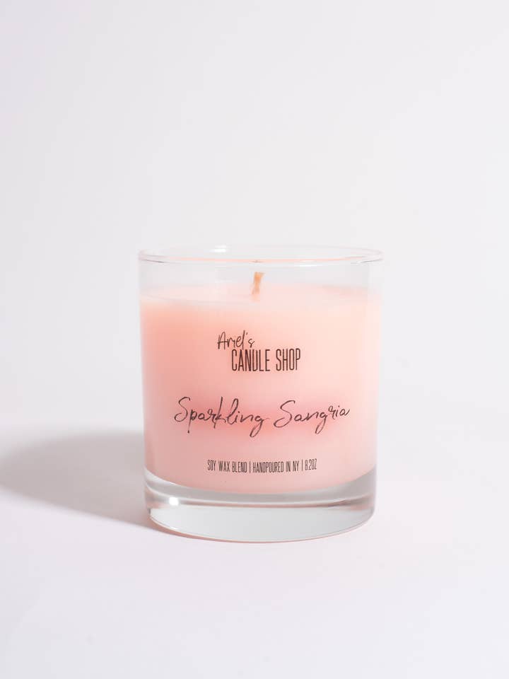 Vela perfumada de sangria espumante por atacado de Ariel’s Candle Shop
