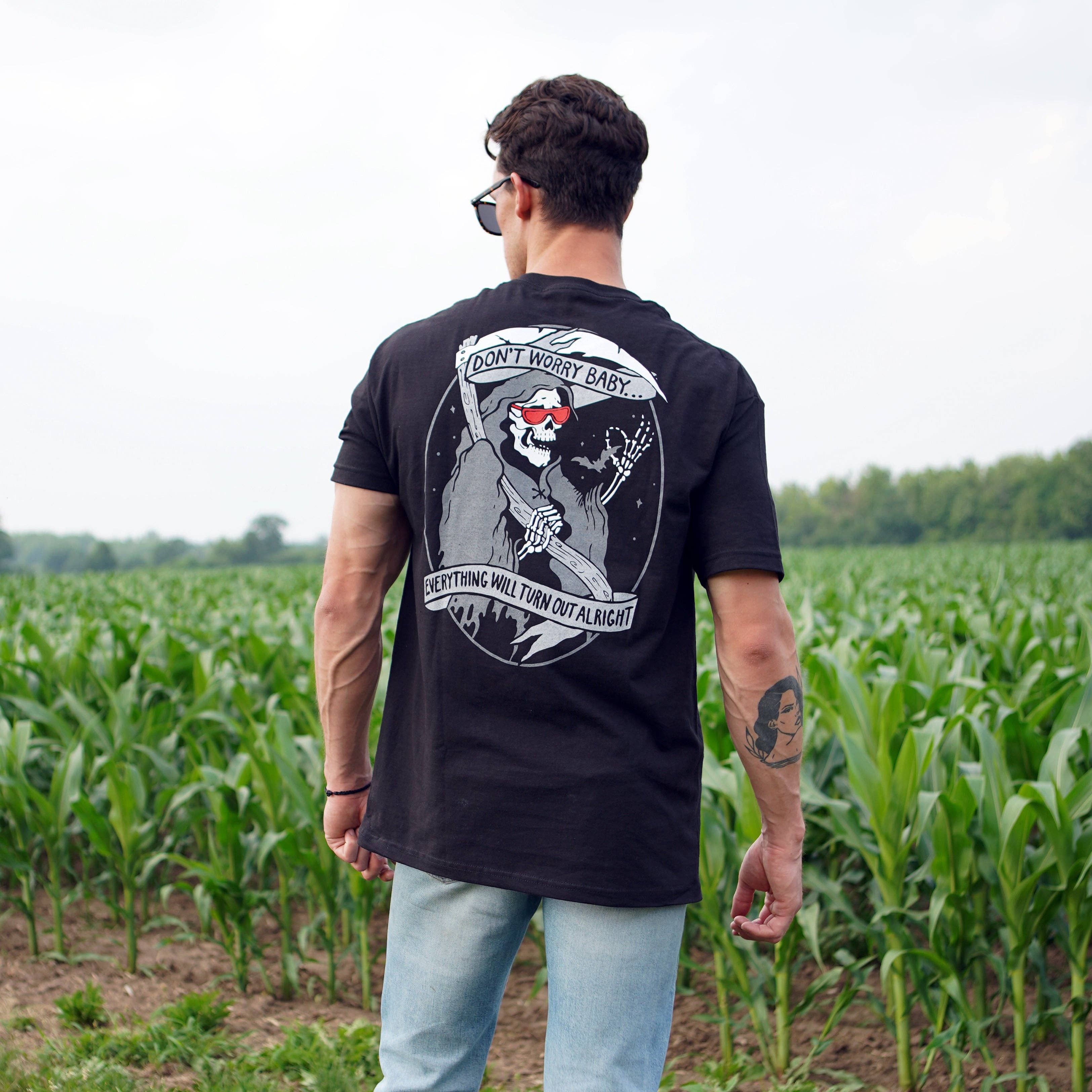 Stuntin Goods - Vendita all'ingrosso Maglietta serigrafata - Unisex - Maglietta per bambino Don't Worry2