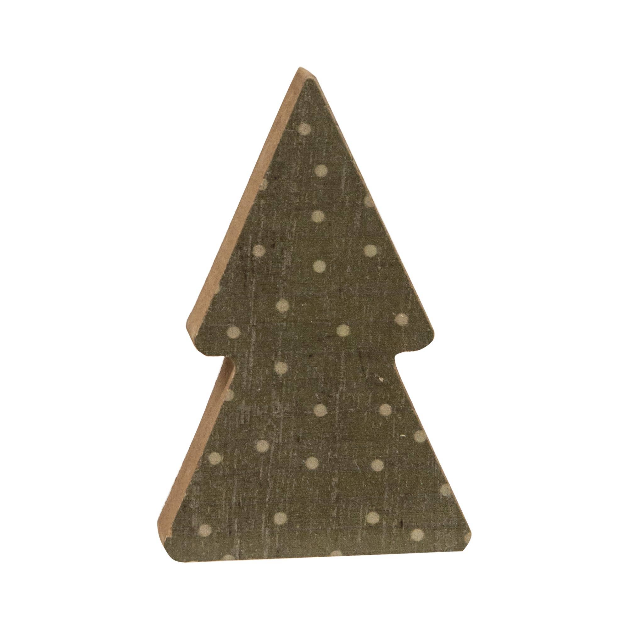 Col House Designs - Wholesale Christmas Decoration - 3/Set, Country Print Chunky Trees2