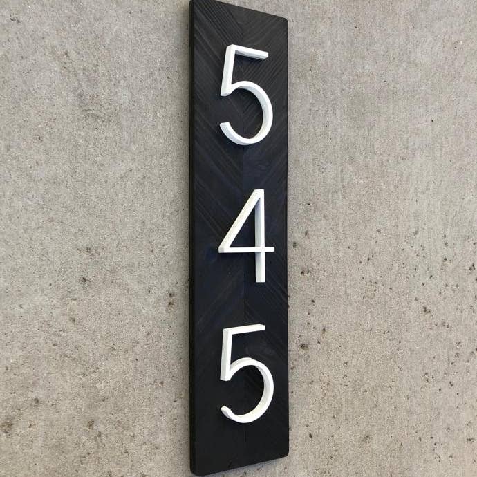 Address Numbers for wholesale by Azwoodwallart