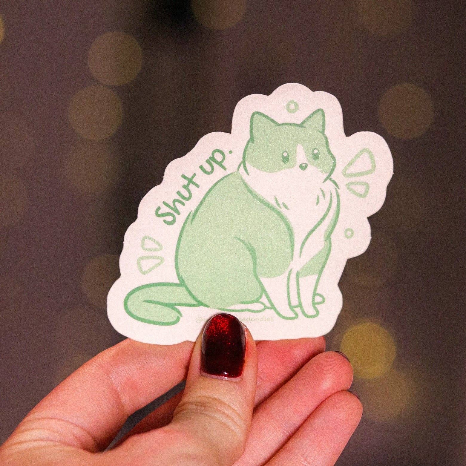 Noodle Horse Doodles - Wholesale Sticker - Sassy Cats Sticker1