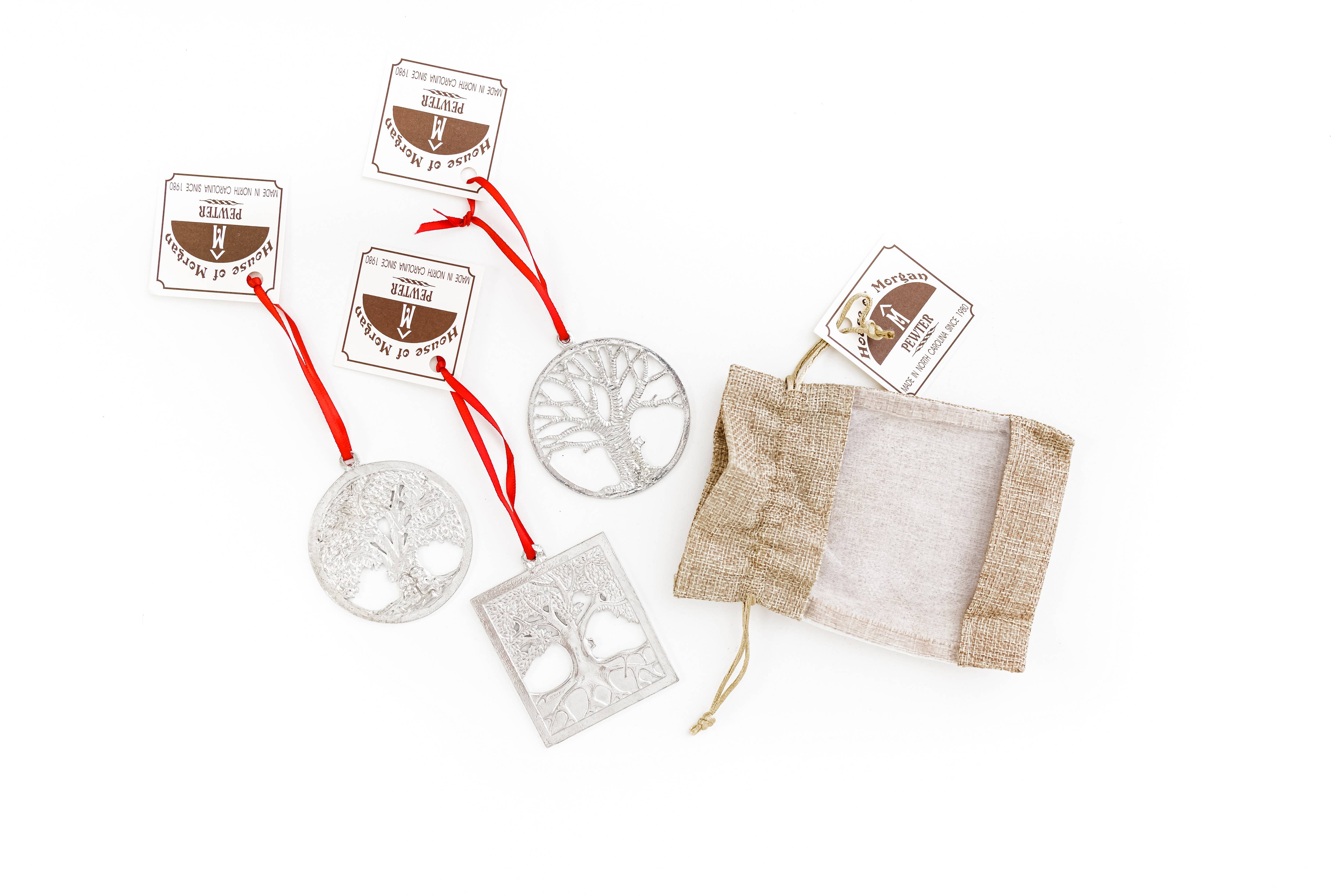 House of Morgan Pewter - Wholesale Ornament Set - Tree of Life Christmas Ornament - Gift Set of Individual8