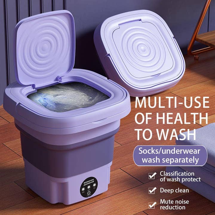 VIGOR - Wholesale Laundry Basket - Folding Portable Washing Machine for Clothes Cleaning Washer