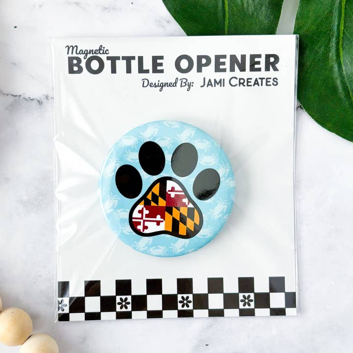 Maryland Dog Paw magnetisk flasköppnare för wholesale av Jami Creates