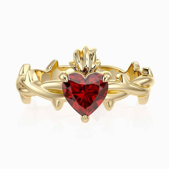 Sacred Heart Ring for wholesale by Vanimy Jewelry