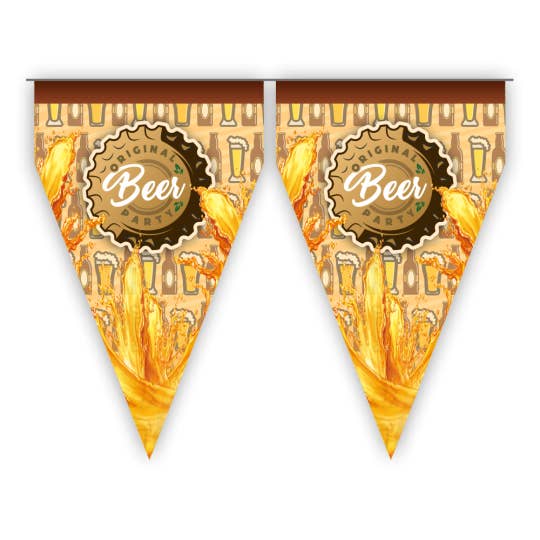 Fiestora - Wholesale Party Sign/Banner - Beer Pennant 3 meters
