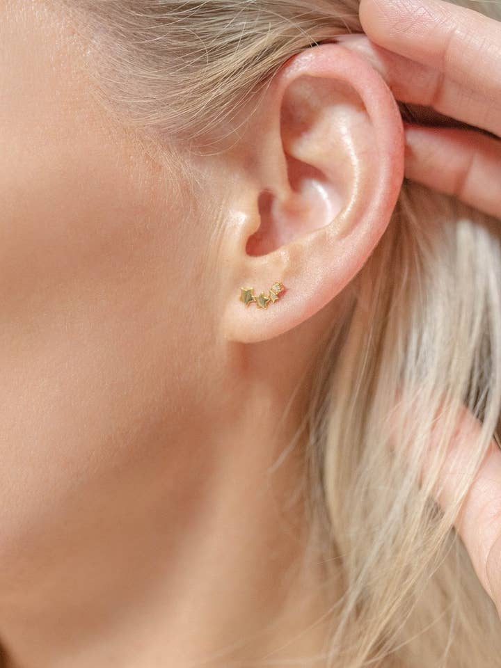 Shooting Star Studs for wholesale by My Darling Violet