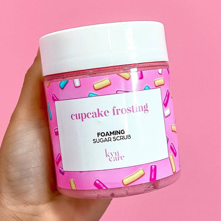 Cupcake Frosting Foaming Sugar Scrub for wholesale by KynCare