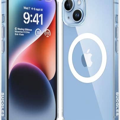 MagSafe Clear Case for iPhone 13–15 Series, Strong Magnetic for wholesale by SUCGLES