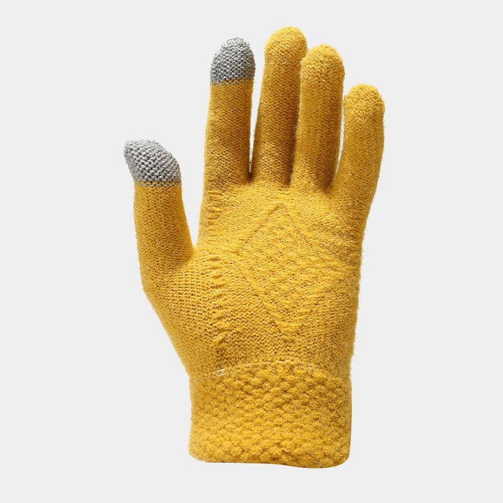 Dipped Shop - Wholesale Winter accessory set – women's - Winter Knit Thick Warm Scarf Hat Gloves Set DP25G7168