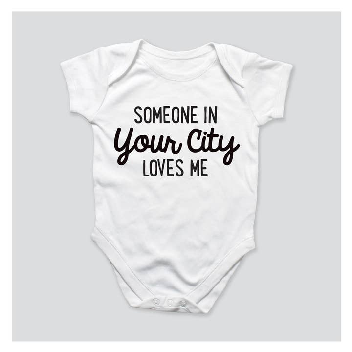 Rock Scissor Paper - Wholesale Bodysuit (Non-Footed) - Baby - Personalized City Baby Bodysuit - Someone Loves Me