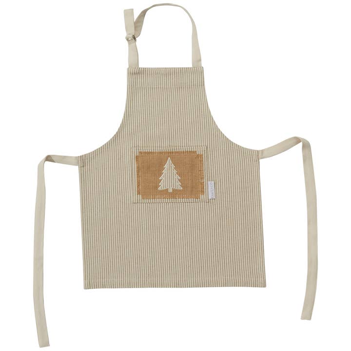 Tablier de Noël pour enfant Eva & Co Modern Farmhouse pour la vente par Split P