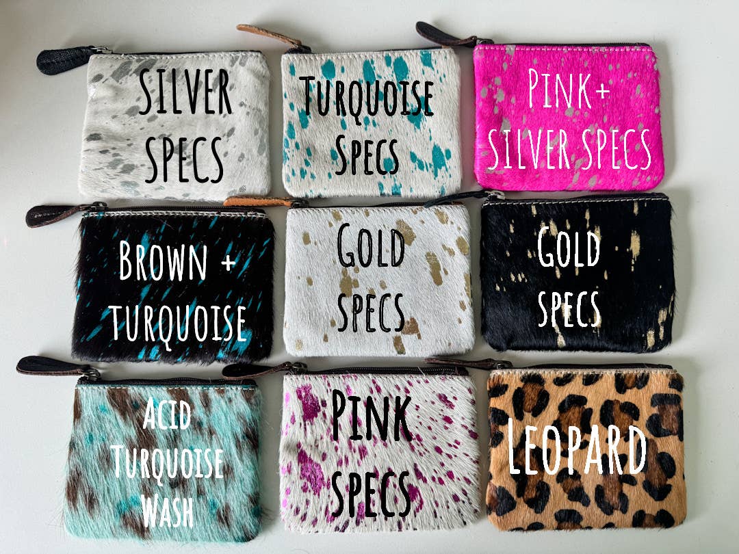 Boho Ranch Shop - Vente Porte-monnaie – femme - Pochette à monnaie en cuir de vachette occidental4