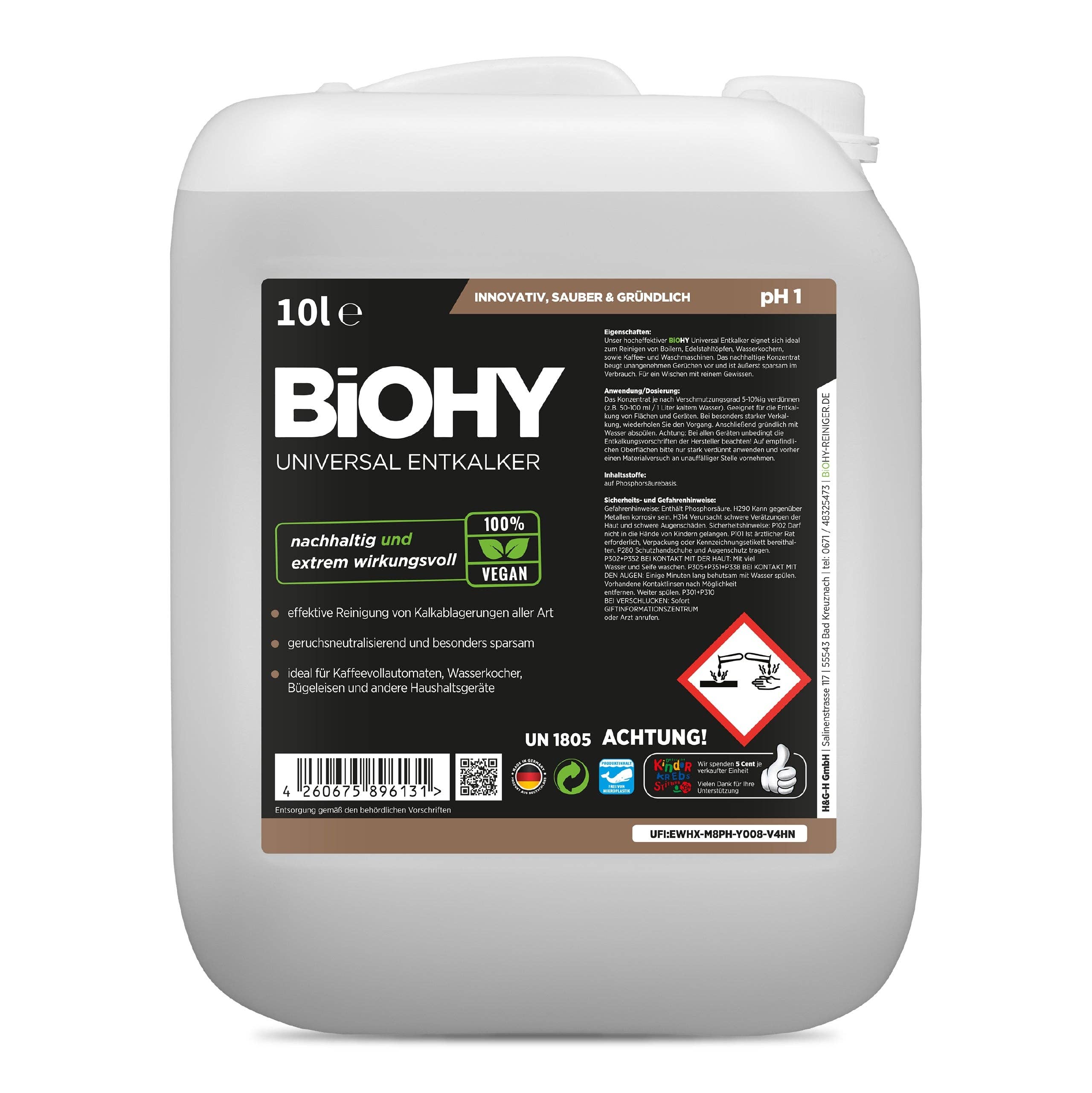 BiOHY - Wholesale Allesreiniger - BioHy universele ontkalker, ontkalkingsmiddel, biologische kalkverwijderaar, kalkreiniger14