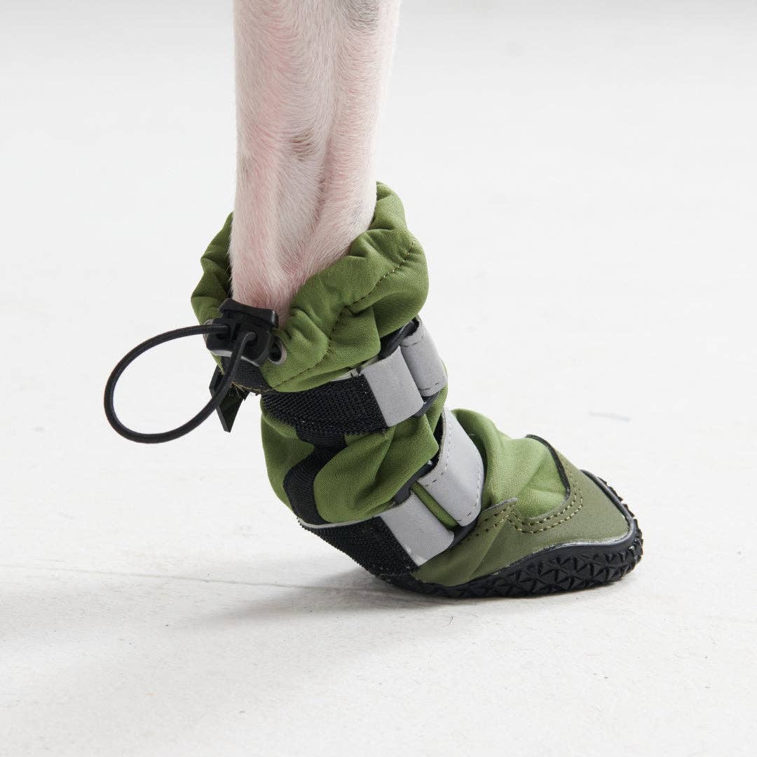 Spark Paws - Vente Bottines – chien - Bottes imperméables Flex Shell pour chien - Vert4