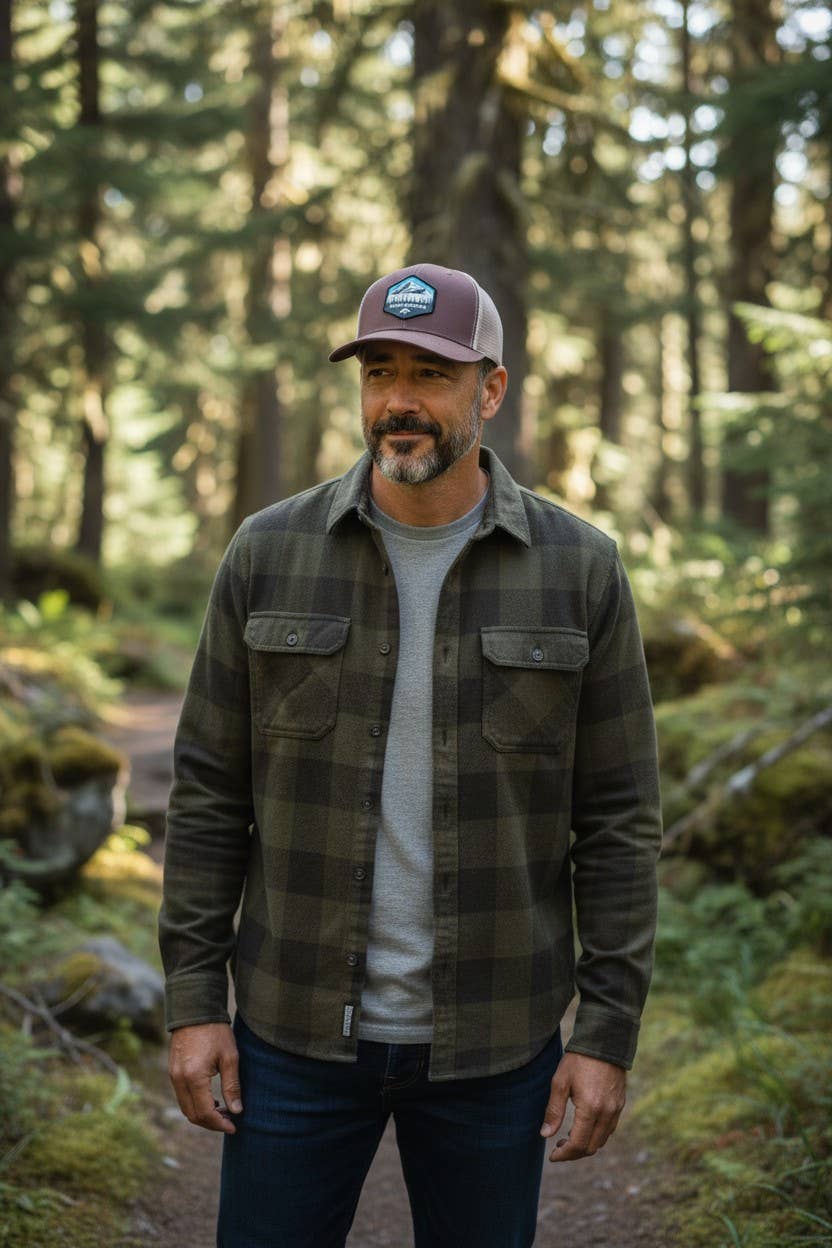 PNW Apparel – wholesale Truckerkeps – Unisex – Pacific Northwest Trucker-mössa med16