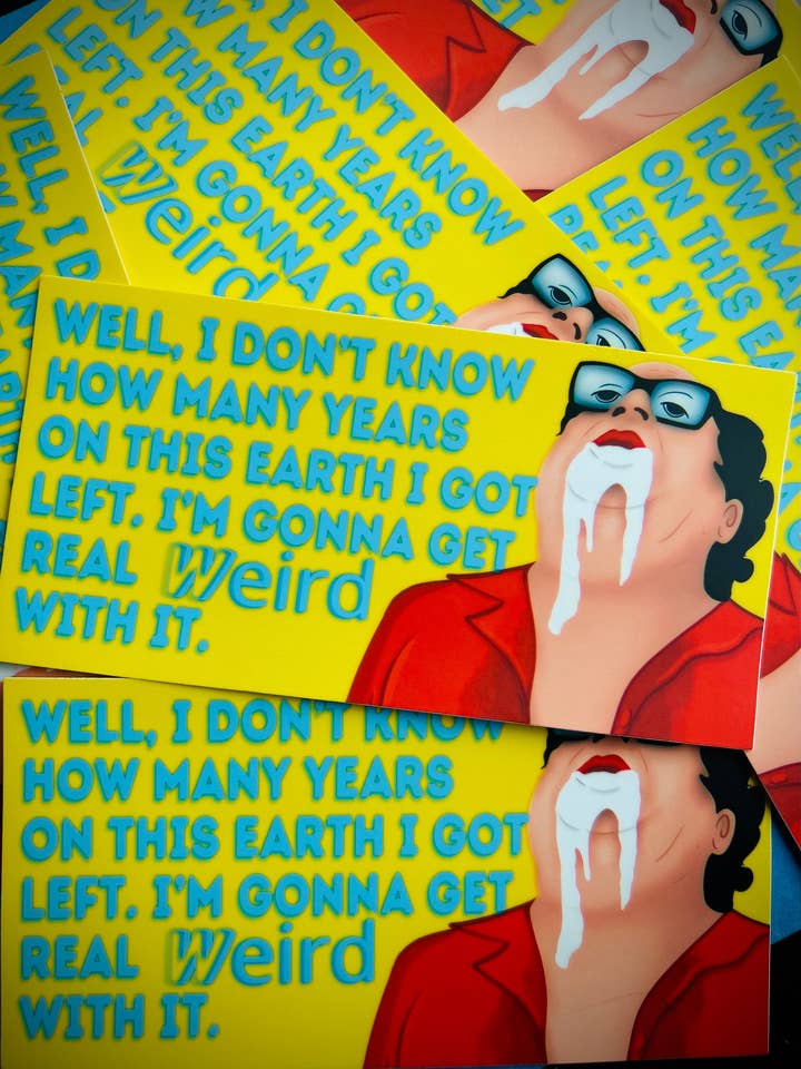 Always Sunny Bumper Sticker/ Vinyl Sticker/Frank Reynolds for wholesale by The Black Umbrella