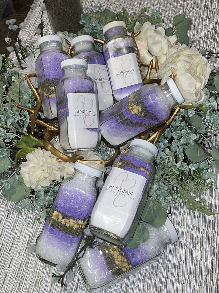 Homemade 16oz Bordian Bath Salts for wholesale by Bordian Bath salts