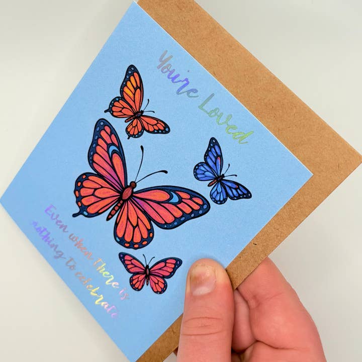 Nestled Notes - Wholesale Love Card - You're Loved - Greeting Card1