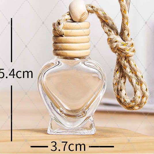 Candles Meta - Wholesale Car Freshener - Unisex - 9ml Heart Shape Car Perfume Pendant Empty Bottle1