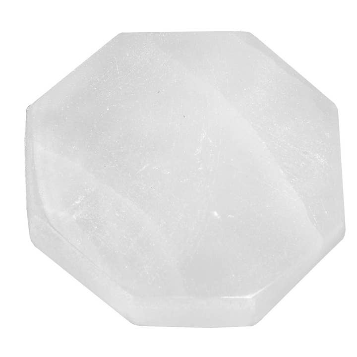 Natures Artifacts Inc - Wholesale Crystal Charging Plate - Selenite Hexagon Crystal Charging Plate | Moroccan Selenite9