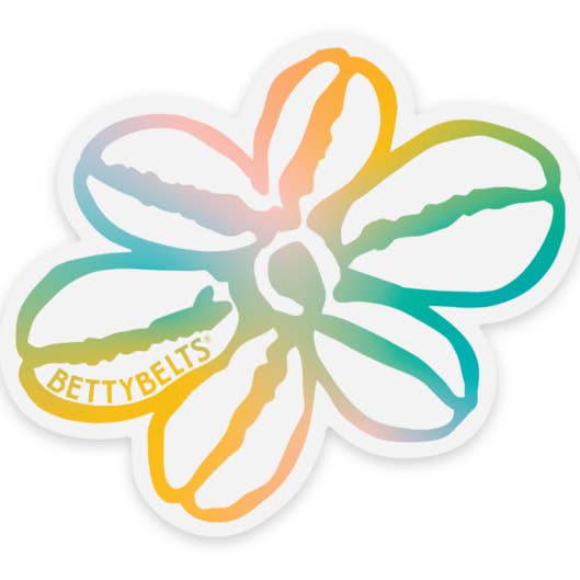 Betty Belts Flower Sticker for wholesale by Betty Belts | Ocean Lovers®