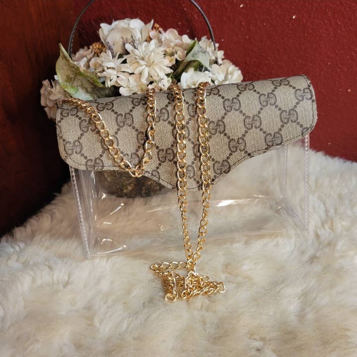 Upcycled GG stadium bag for wholesale by Upcycled Always & Forever accessories