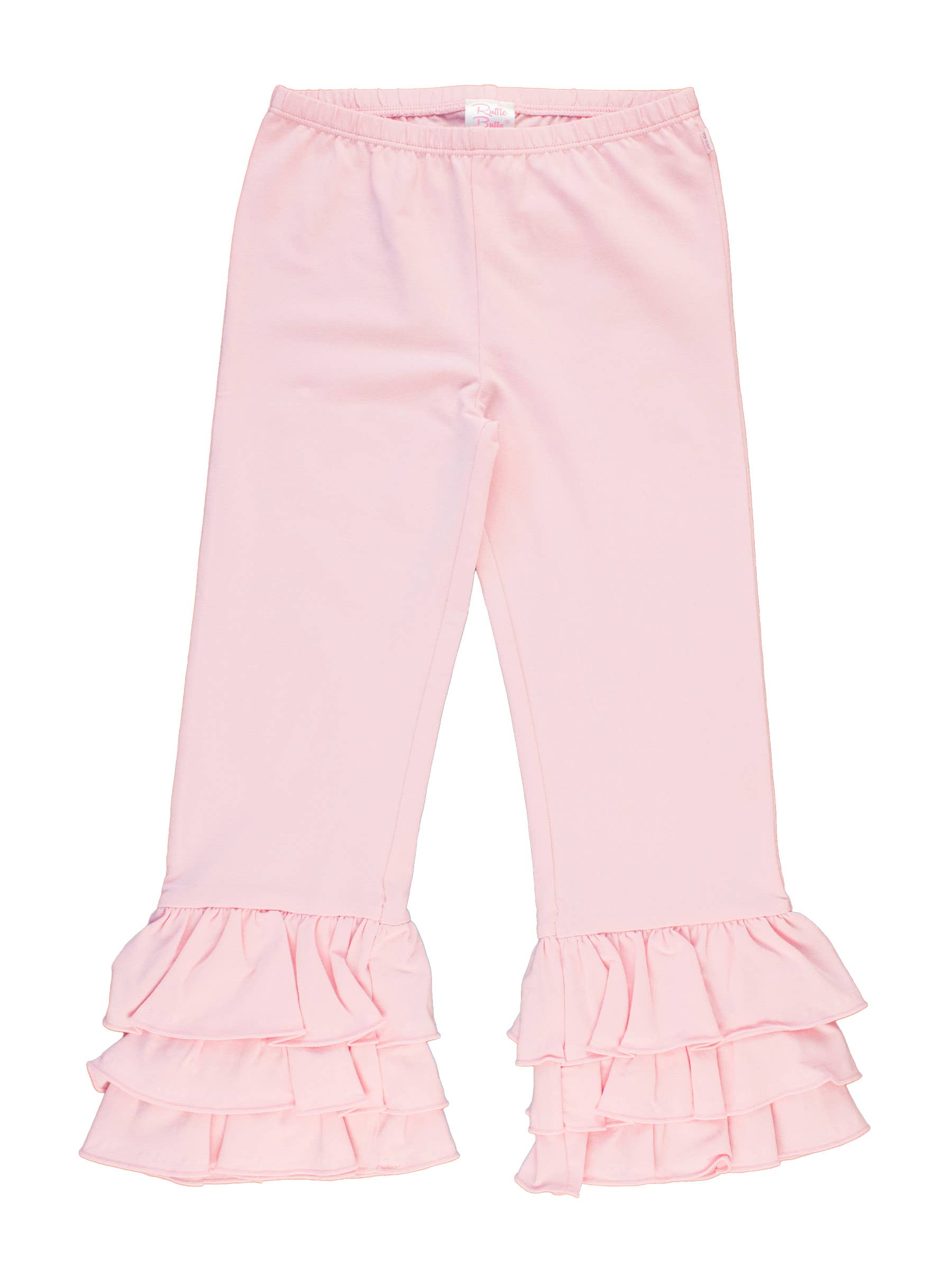 Girls Pink Ruffle Flare Pants for wholesale on Faire0