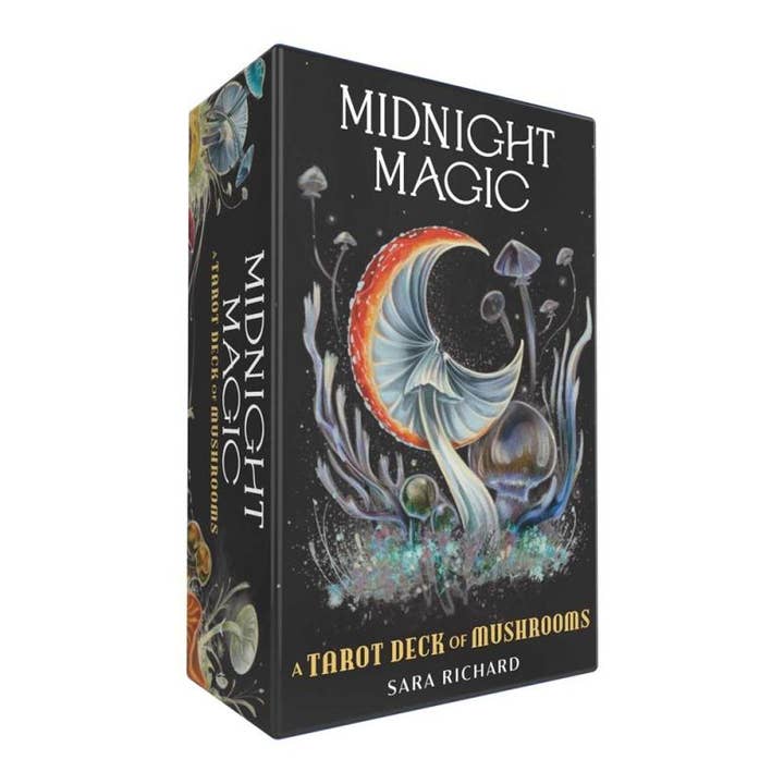 Microcosm Publishing & Distribution - Wholesale Tarot Cards - Midnight Magic: A Tarot Deck of Mushrooms