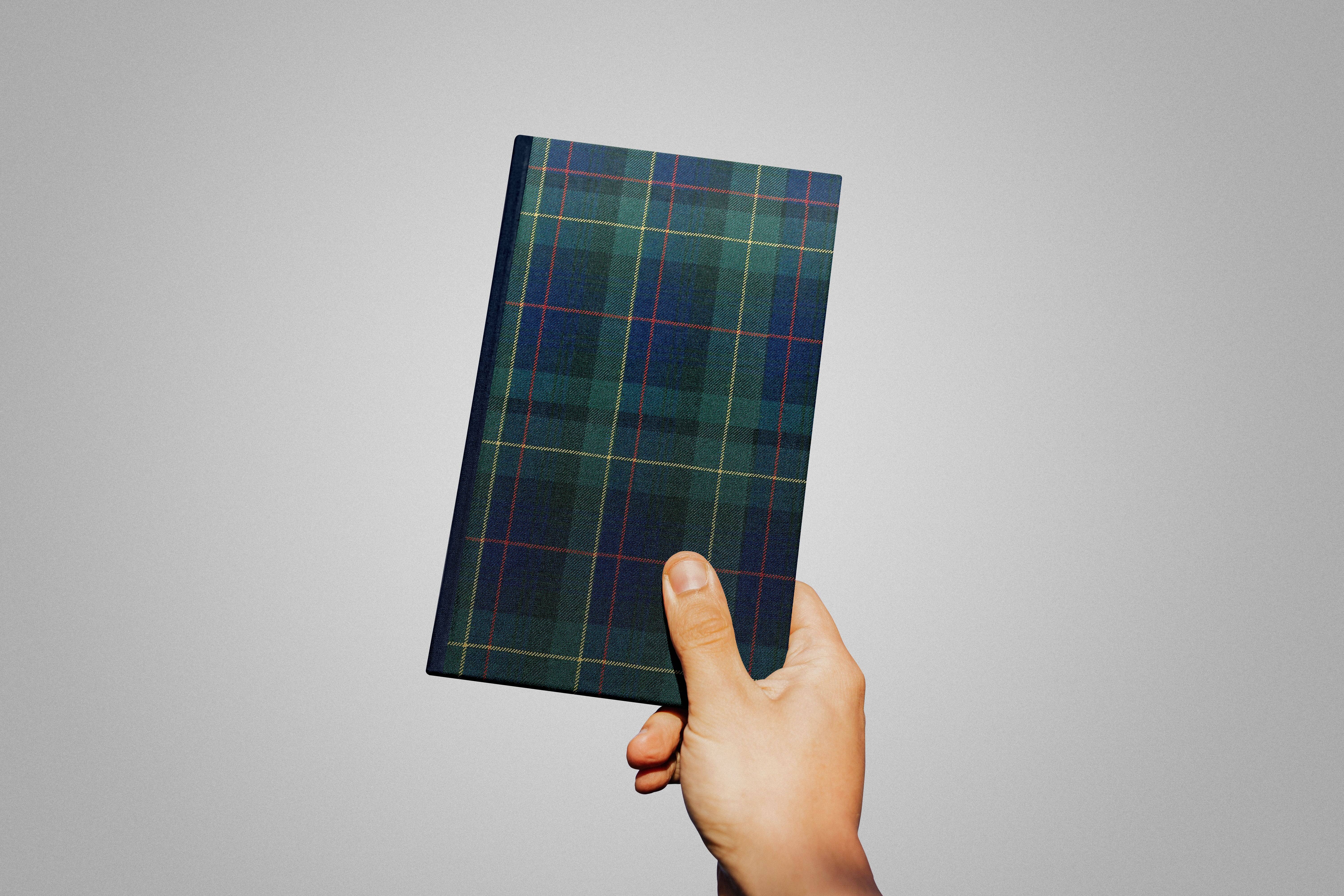 URBAN.ITY SRL - Vendita all'ingrosso Quaderni - Tartan A5 Notebook - DARK BLUE/GREEN SQUARES4