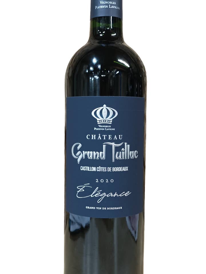 Château Grand Tuillac - Castillon Bordeaux - Cuvée Elegance per la vendita all'ingrosso da parte di Vignobles Poitevin Lavigne