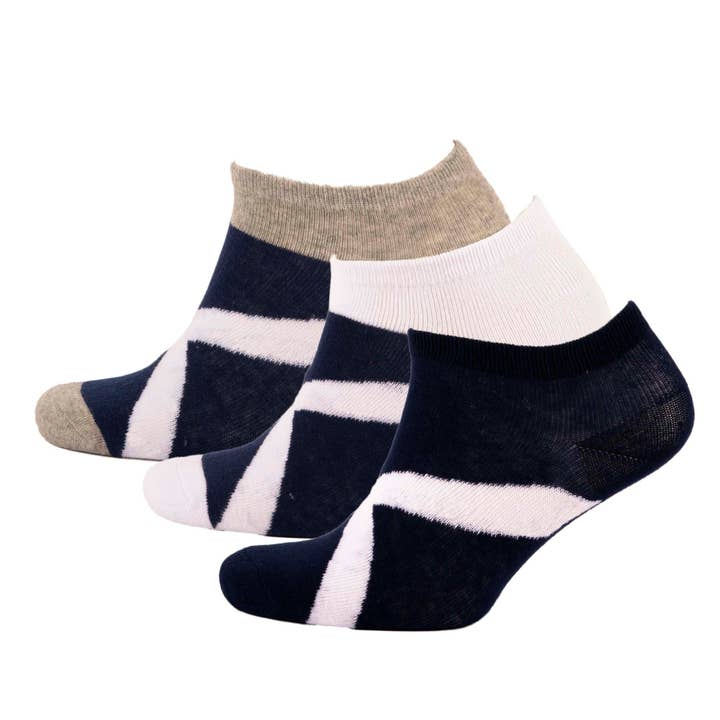 3 Pack Saltire Trainer Socks for wholesale by Eurostick