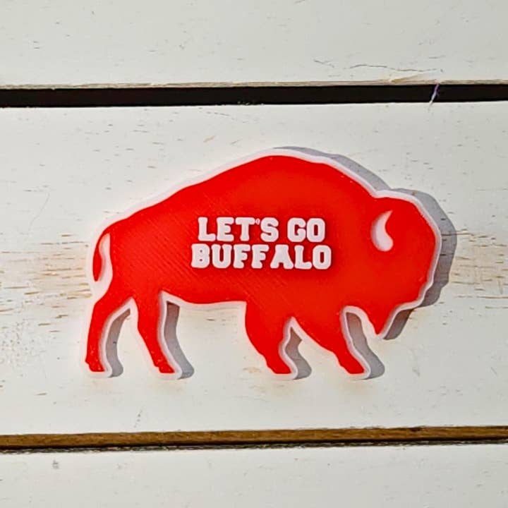 ModoWorks - Wholesale Magnet - Retro Buffalo Football Magnet | Let’s Go Buffalo5