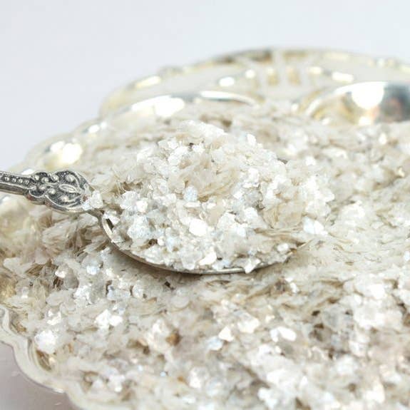 Meyer Imports - Wholesale Craft Supplies - Cream White Flakes - Natural Mica2