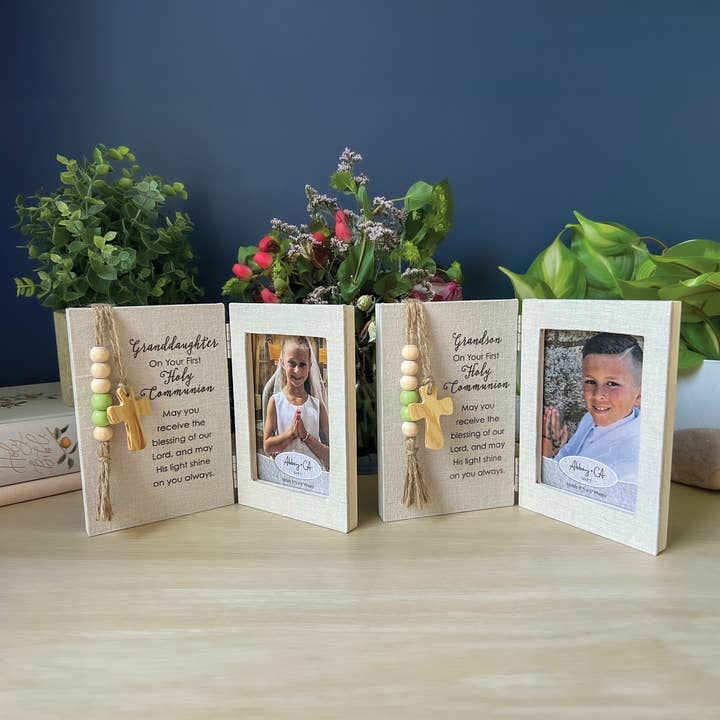 Grandchild Fabric Hinged Communion Frame and other Purchase wholesale 6 x 8 frame. Free returns & net 60 terms on Faire trending on Faire.