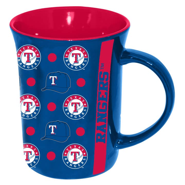 The Memory Company - Wholesale Coffee Mug - 15 oz Ceramic Line Up Mug V3 - RANGERS