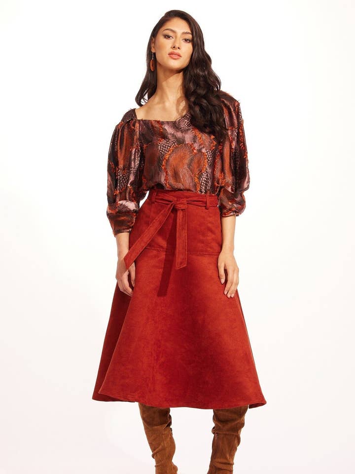 Jupe Allas - Brickland pour la vente par Eva Franco