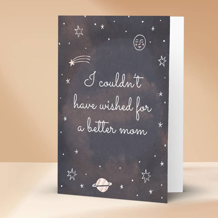 Himmelsk morsdagskort for engroshandel hos Big Day Studio