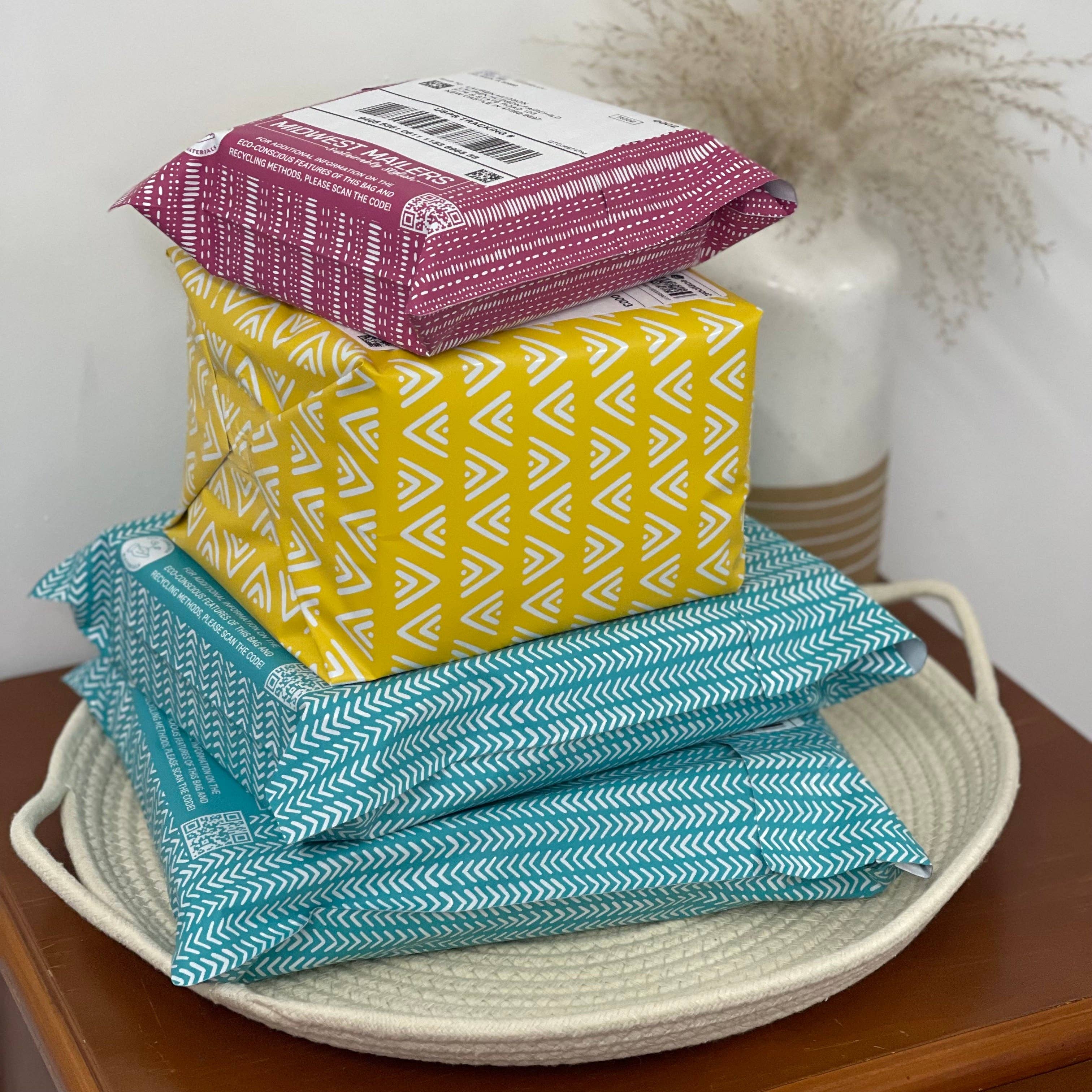 Midwest Mailers - Wholesale Envelopes - 10 x13 Poly Mailers Biodegradable d2w Matte Blue Skies1