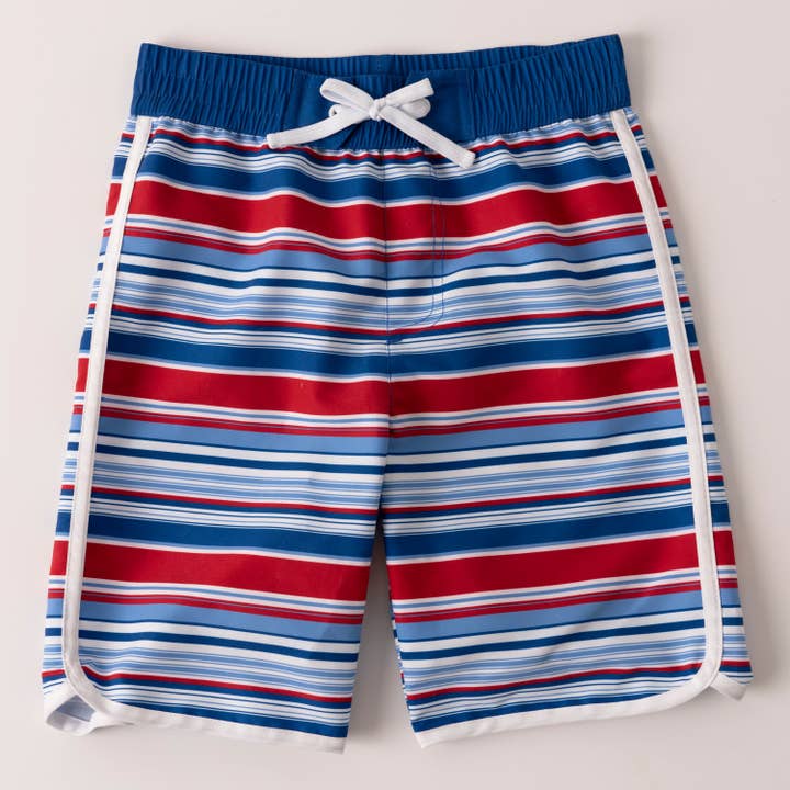New Stripe Swim Trunk for wholesale by Kidpik